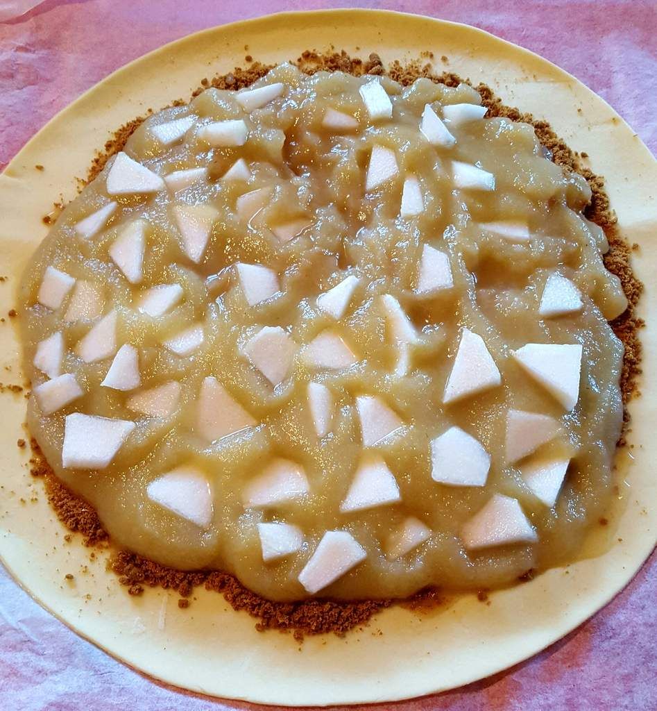 GALETTE COMPOTE DE POIRES cuisine ALLEGRE de Christian