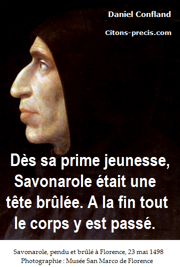 Une Citation Apocryphe De Jerome Savonarole Citons Precis Com Citations