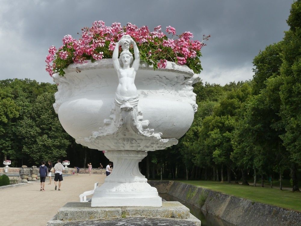 Les jardins du château de Chenonceau...