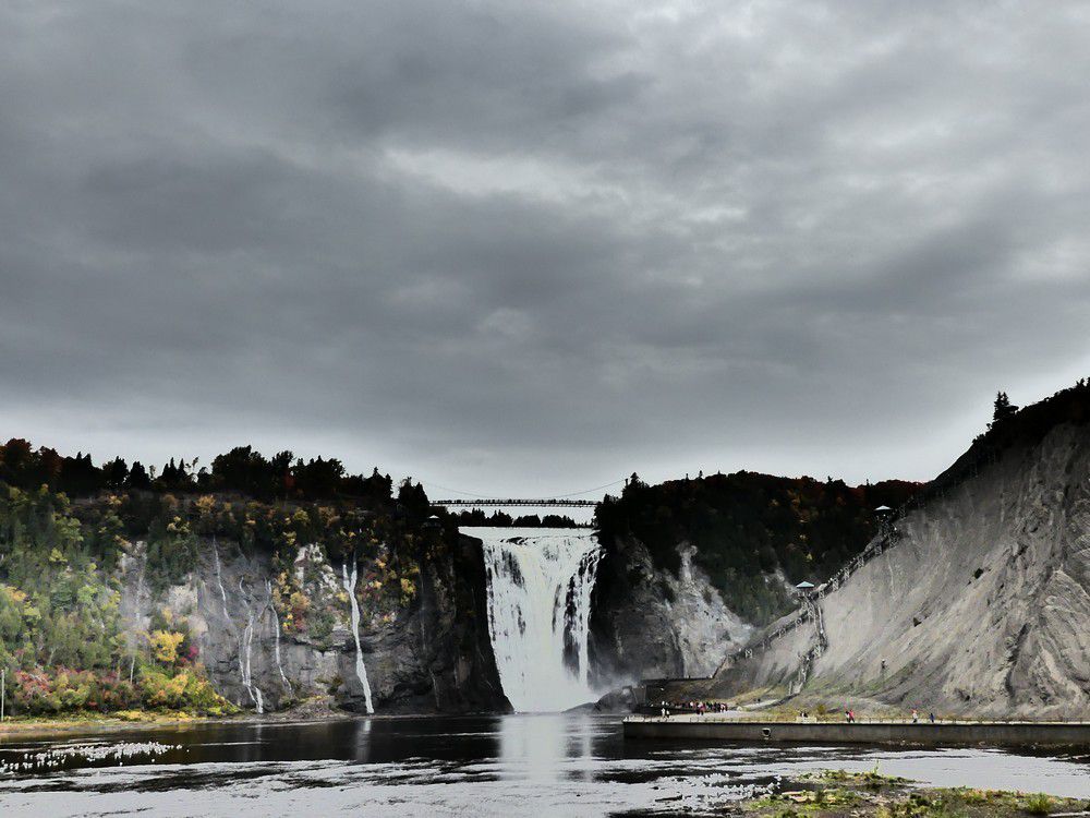 La Chute Montmorency au Québec...