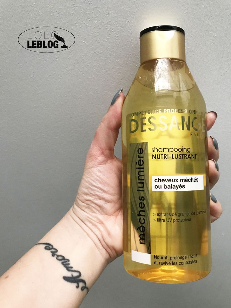 Shampoing Nutri Lustrant - Mèches Lumière de Dessange - 🌿 Lololeblog 🌿