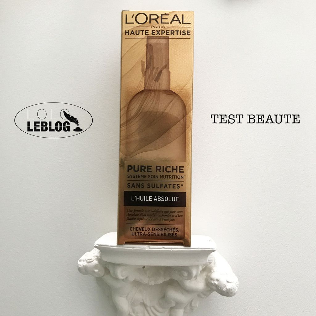 L'Oréal Paris - Pure Riche Huile Capillaire - 🌿 Lololeblog 🌿