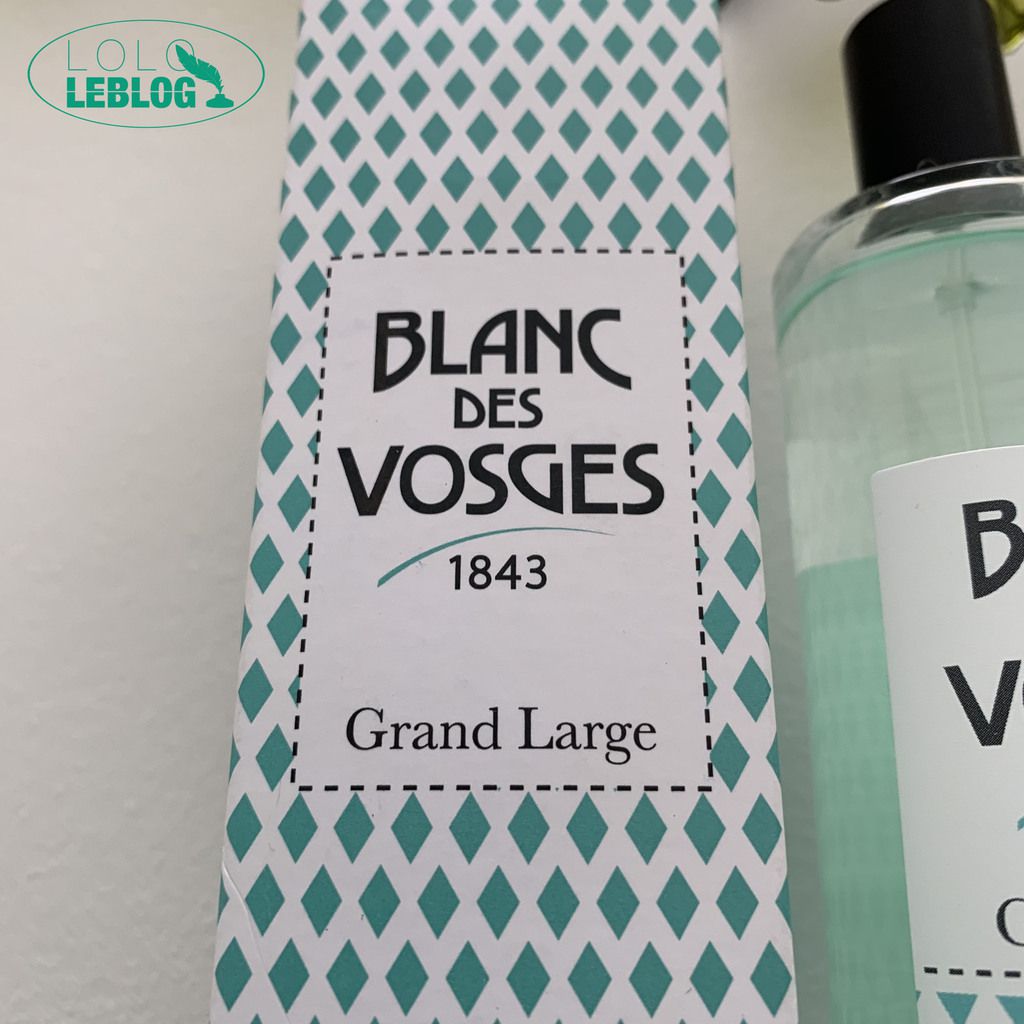Blanc des Vosges 1843 - Parfum d'intérieur Grand Large - Lolo Leblog