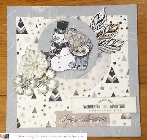 Une Carte D Anniversaire Florina Cartes En Scrapbooking Une Carte D Anniversaire Florina Cartes En Scrapbooking