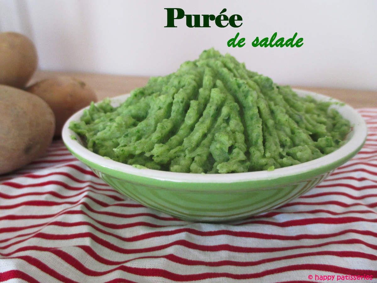 Ma purée de salade Happy pâtisseries