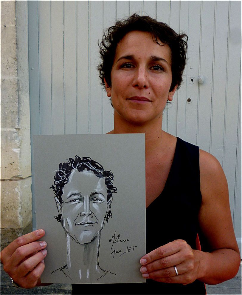 Mélanie caricature de JEF