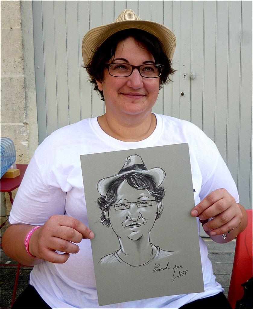 Carole caricature de JEF