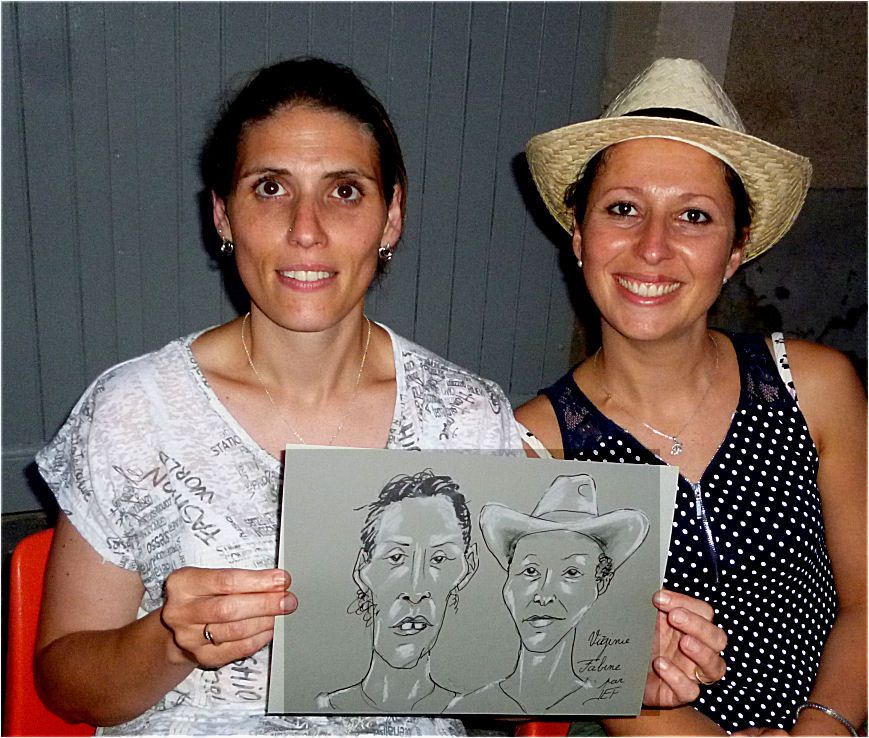 Virginie et Fabine caricature de JEF