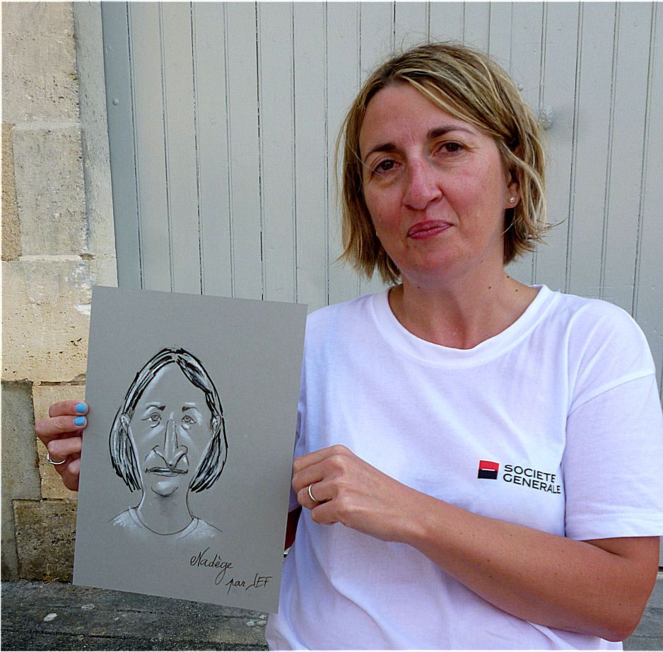 Nadège caricature de JEF