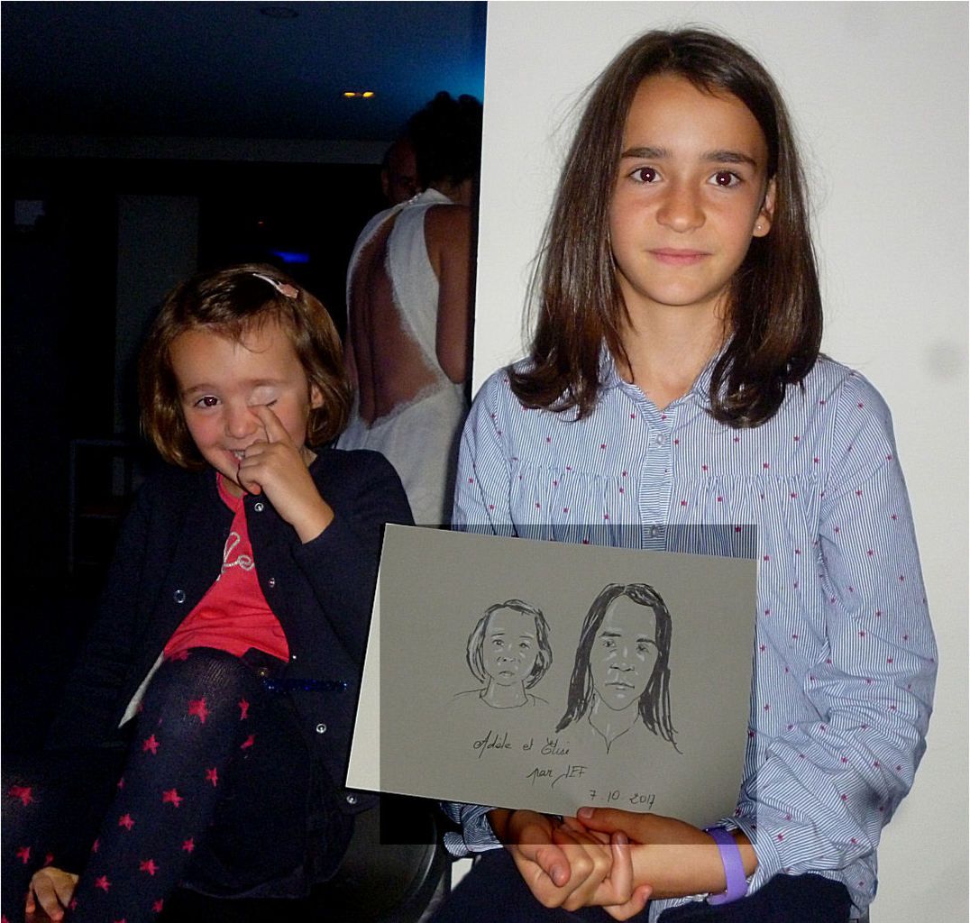 Adèle et Elise caricature de Jef