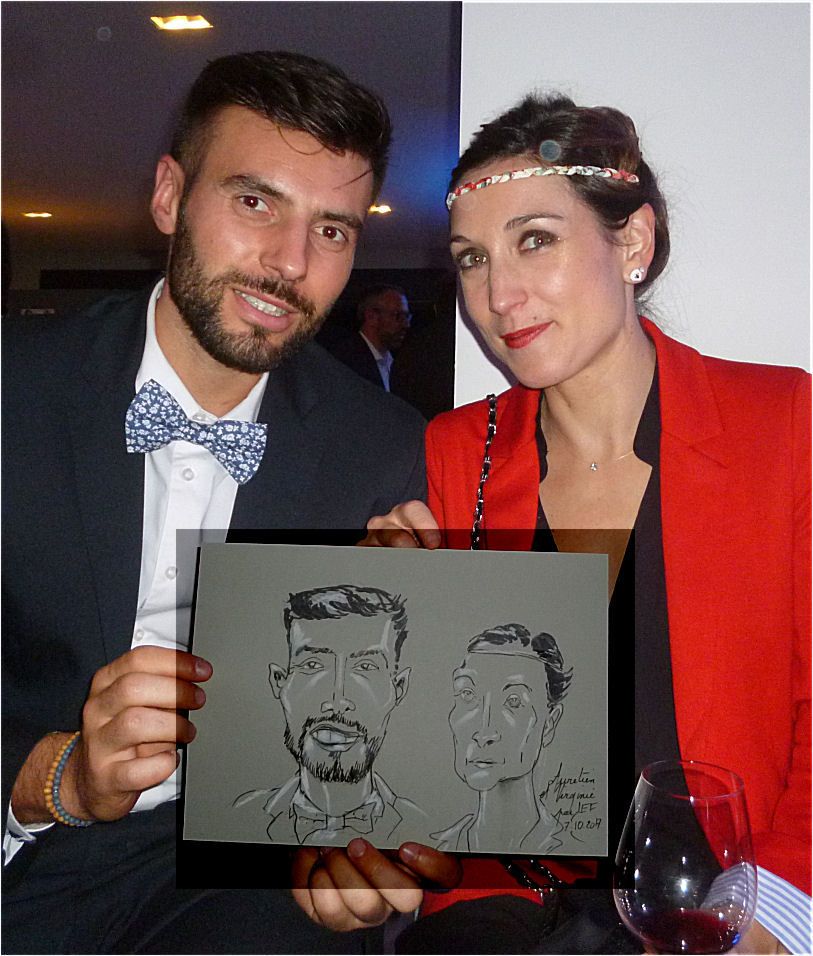 Augustin et Virginie caricature de Jef