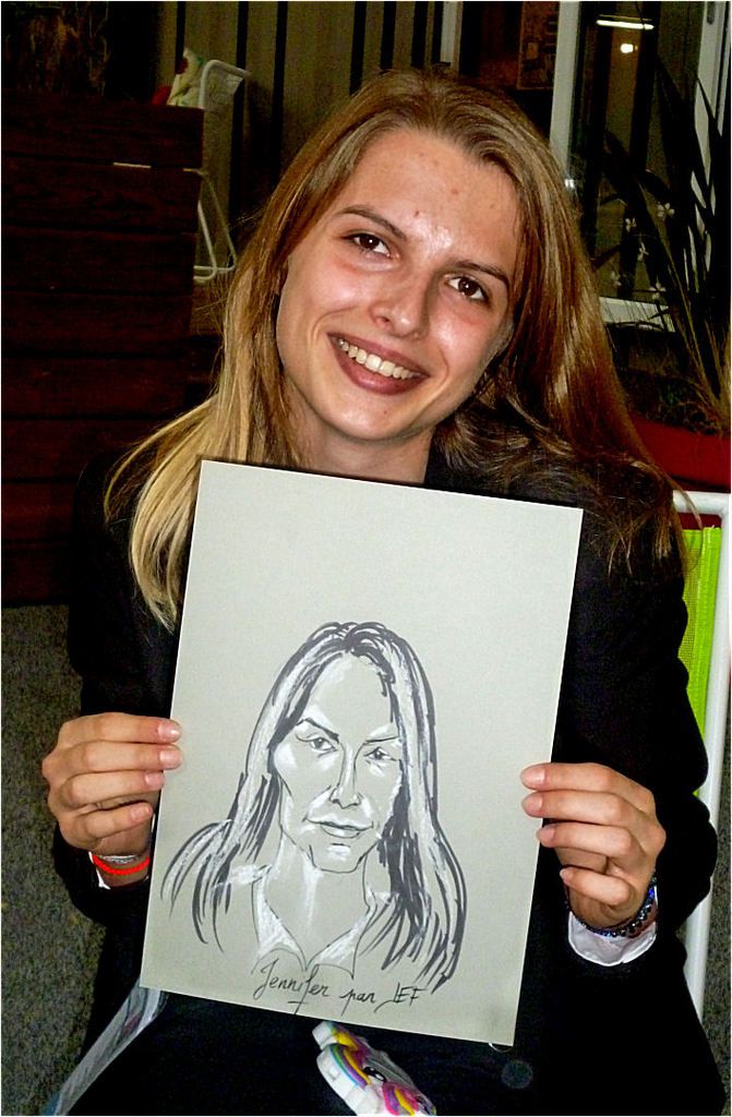 Jennifer, caricature de JEF