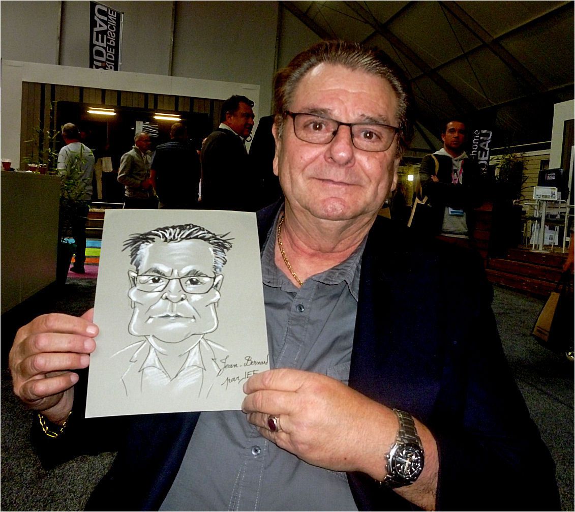 Jean-Bernard, caricature de JEF
