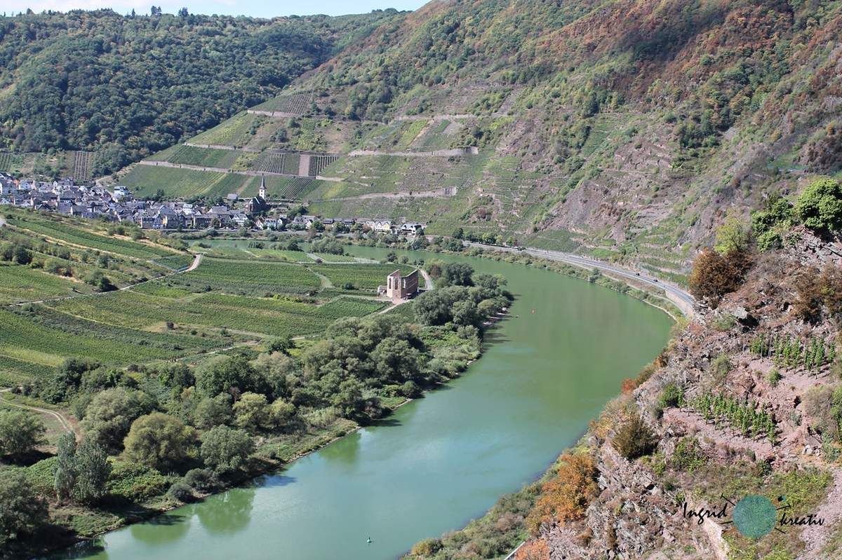 Klettersteig Mosel Calmont Weinberg steilster Klosterruine Stuben Bremm 