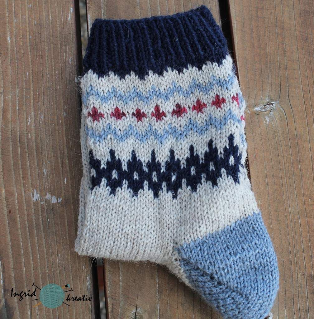 Soxxbook stine&stich restesocken socken fair isle