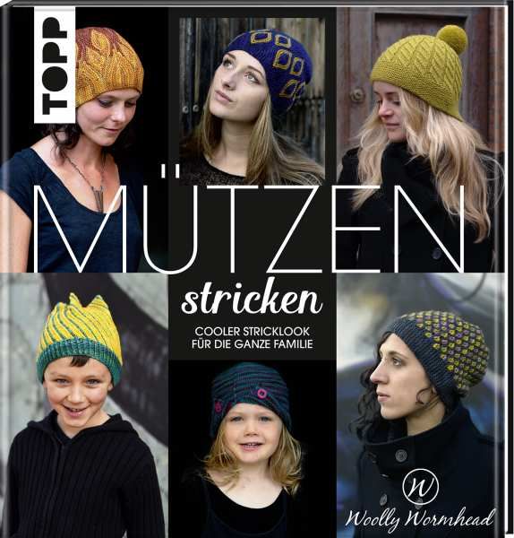 Wooly Wormhead Mützen stricken Rezension Strickbuch