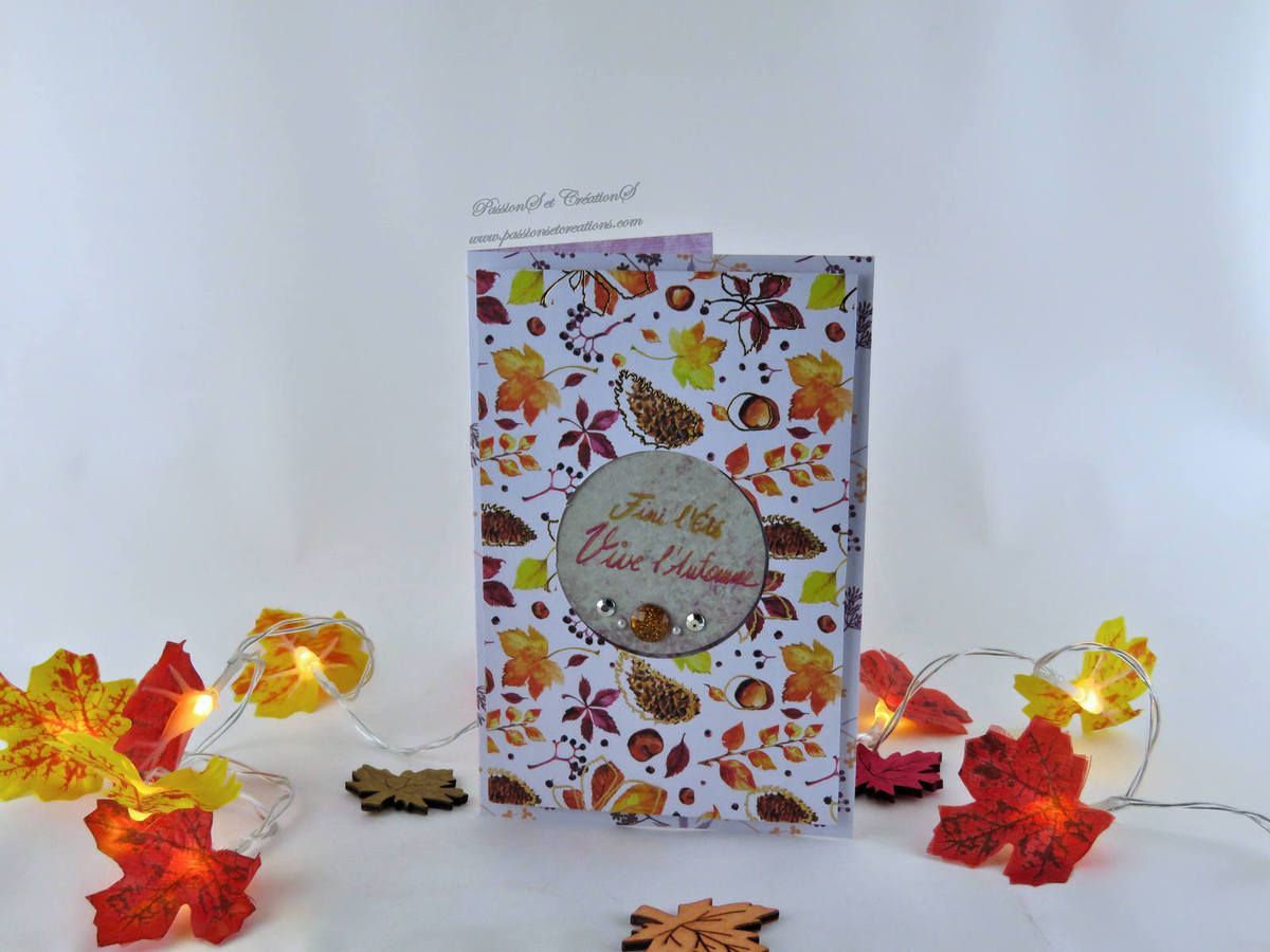 Realiser Une Carte D Automne Passions Et Creations Realiser Une Carte D Automne Passions Et Creations