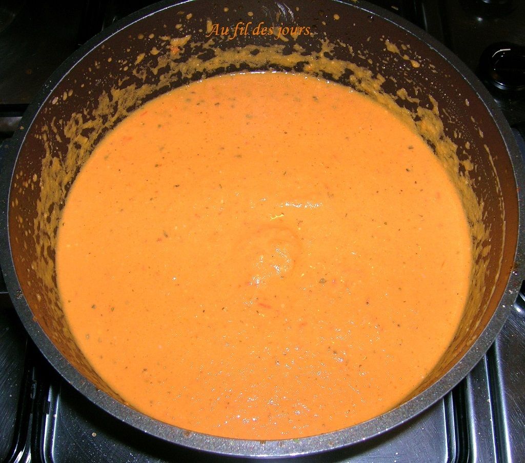 Sauce Calabraise. - Au fil des jours dans ma cuisine