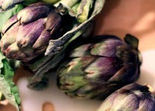 Risotto aux artichauts a l'huile d'olive des Baux de Provence