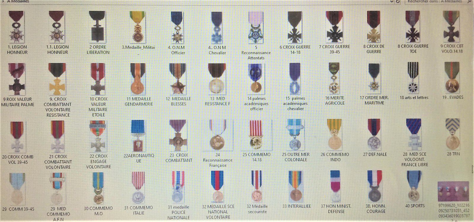 ORDRE DU PORT DES DÉCORATIONS MILITAIRES FRANÇAISES... - Le blog de la  1533° Section de la "Médaille Militaire"