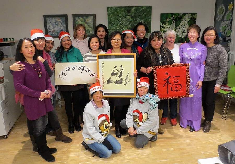 Gruppenbild der Asiatischen Frauengruppe