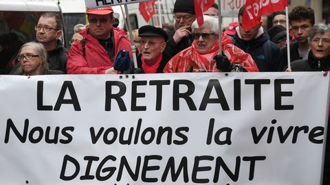 Manif unitaire des retraitÃ©s Ã  Lyon le 11 avril