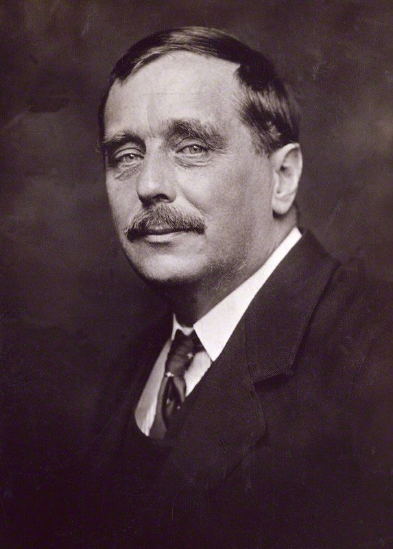 Herbert George Wells en 1920, photo de George C. Beresford