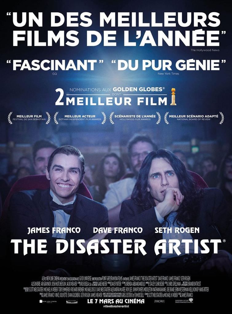 The Disaster Artist, Razzia, Tesnota / Revue de films