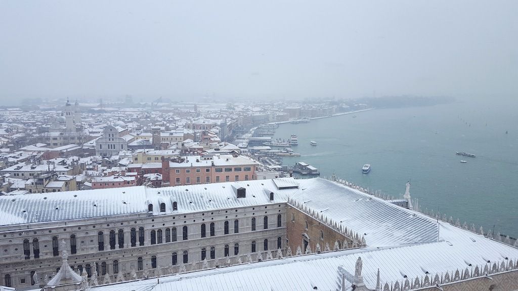 Venise jour 3 / Sous la neige, Palais des Doges, Basilique Saint Marc...