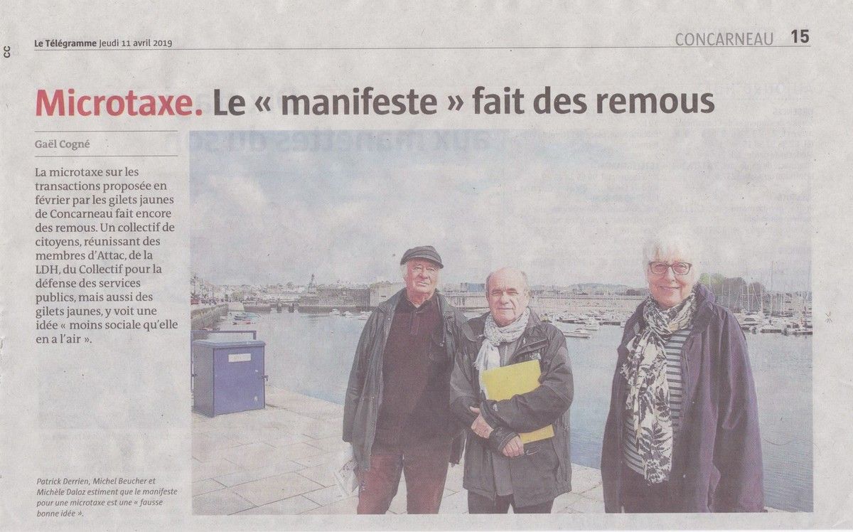 microtaxe et gilets jaunes