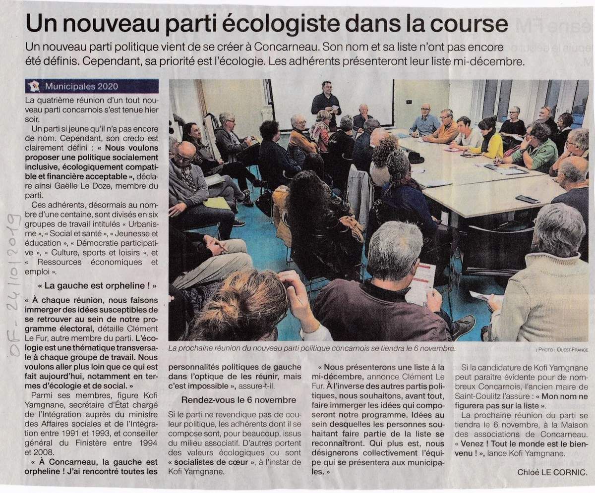 nouvelles du front !