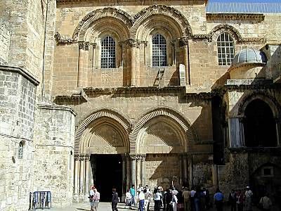 L'église du Saint-Sépulcre à Jérusalem.