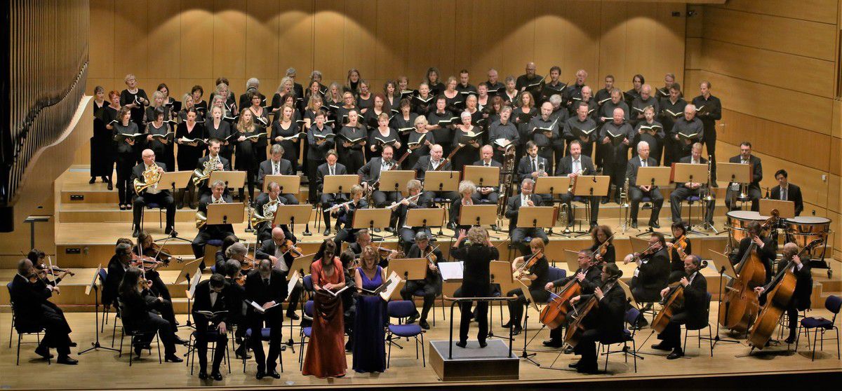 Zu seinem 20-jährigen Bestehen präsentierte der Projektchor unter der Leitung von Dorothea Völker Ludwig van Beethovens "Missa solemnis" im vollbesetzten großen Saal der Musikhochschule Würzburg.