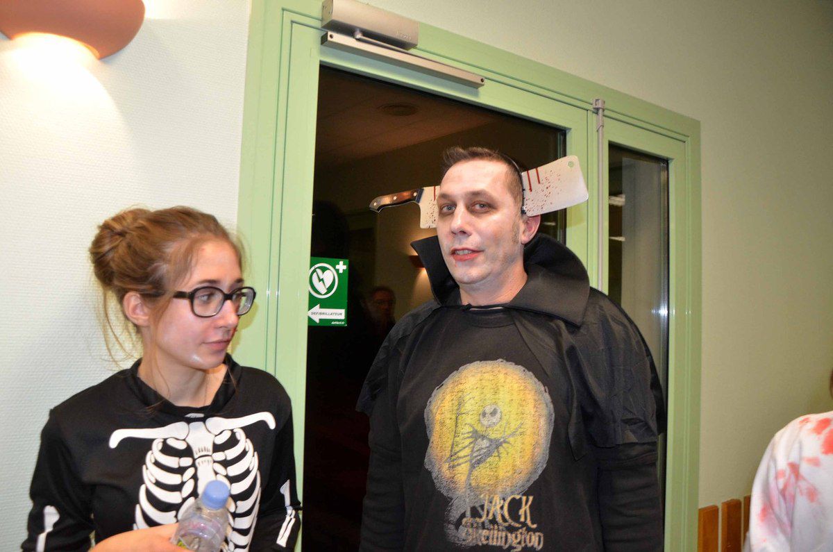 Les comédiens d'impro ont impressionné le public sur le thème d'Halloween. 