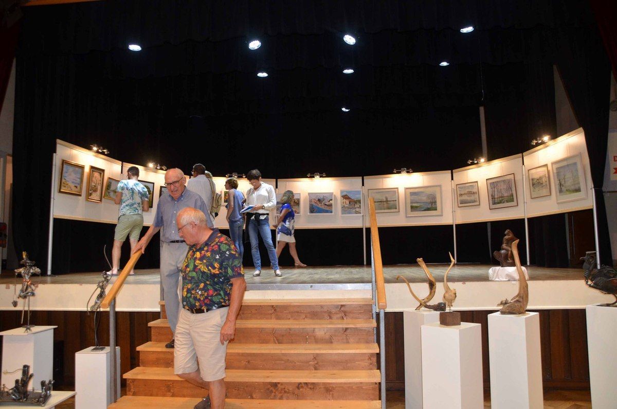 Hommage à Bernard Fournier au 55ème salon des arts pontévallois.