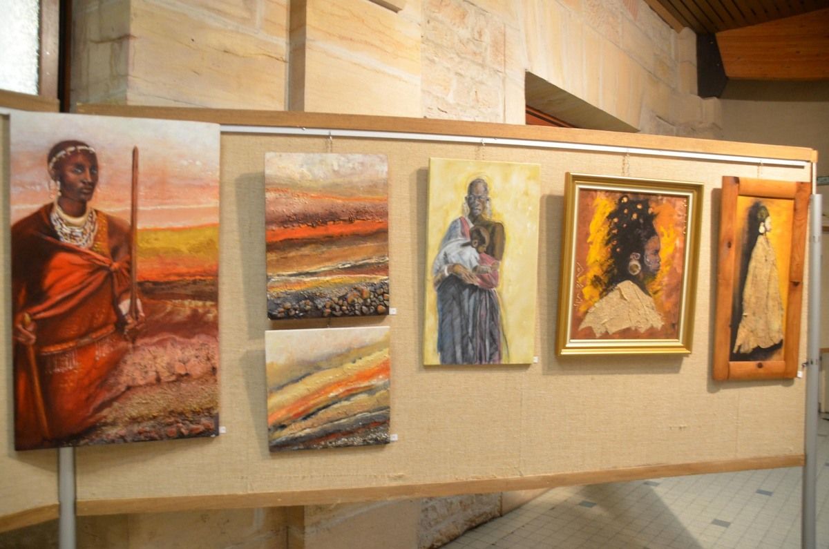 Un mois de peintures et de sculptures au 55ème salon des arts pontévallois.