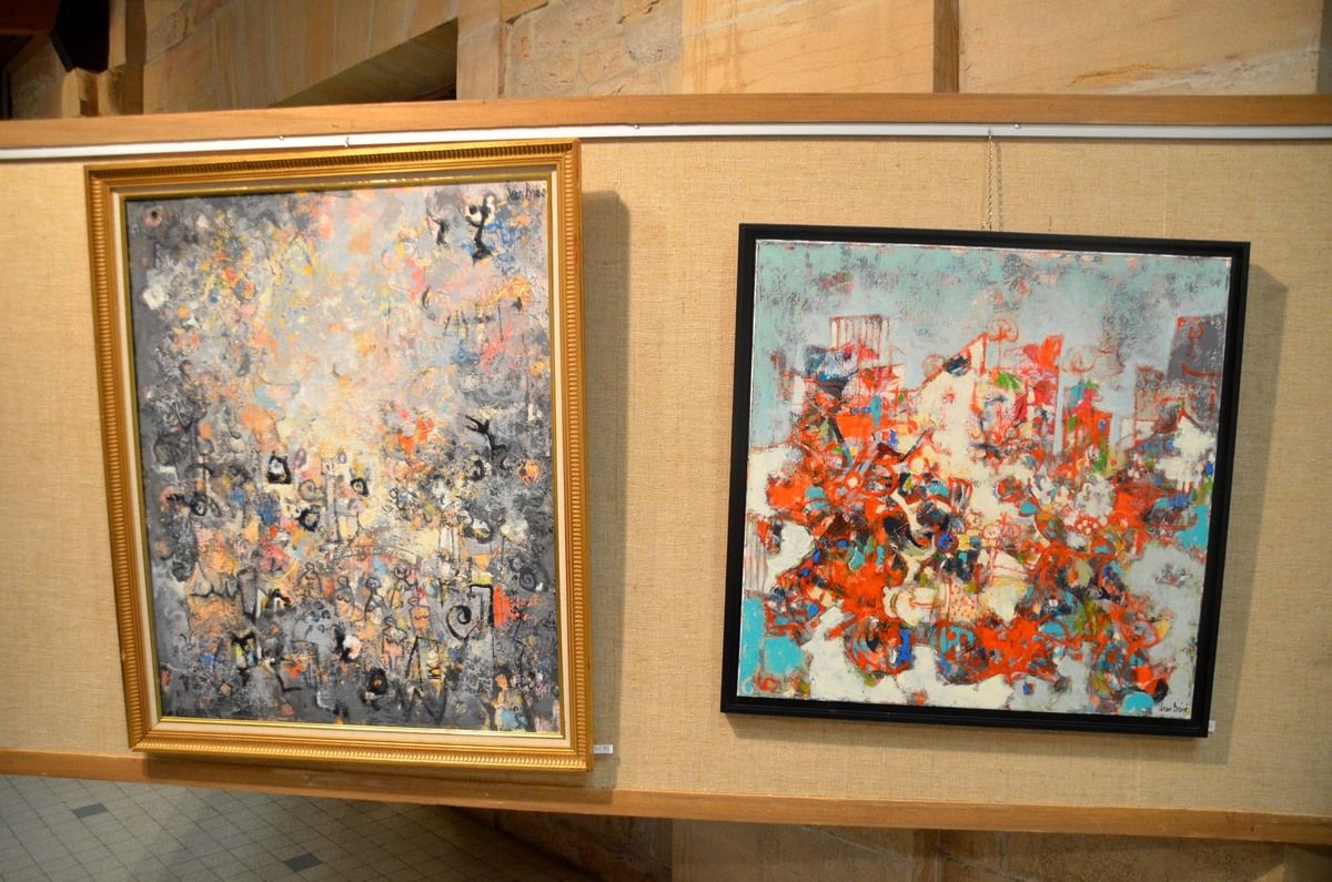 Un mois de peintures et de sculptures au 55ème salon des arts pontévallois.