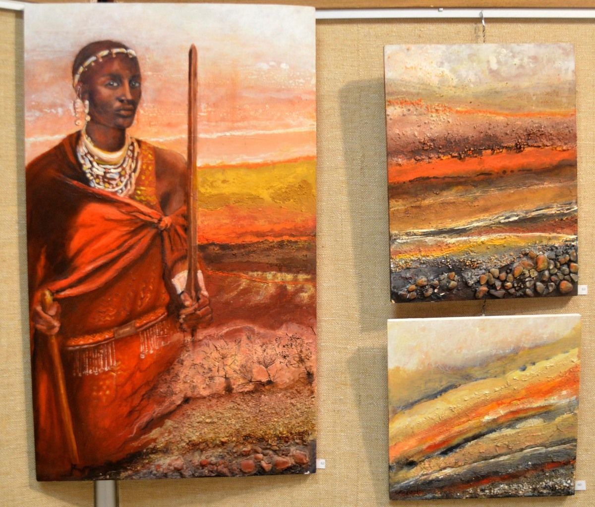 Un mois de peintures et de sculptures au 55ème salon des arts pontévallois.