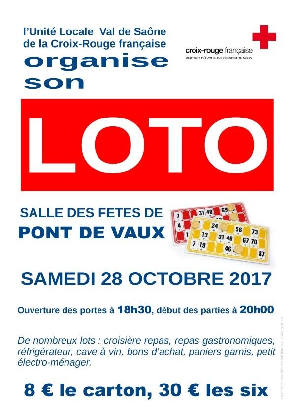 Le loto annuel de la Croix rouge a lieu samedi prochain. LJPDV
