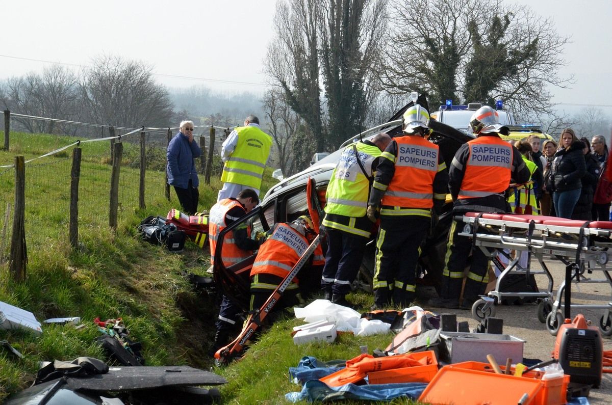 Un grave accident le la route à Arbigny.
