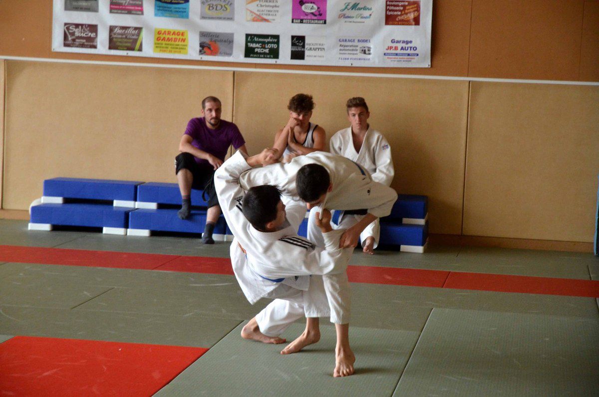 Une journée de soutien aux deux champions du Judo club pontévallois. 