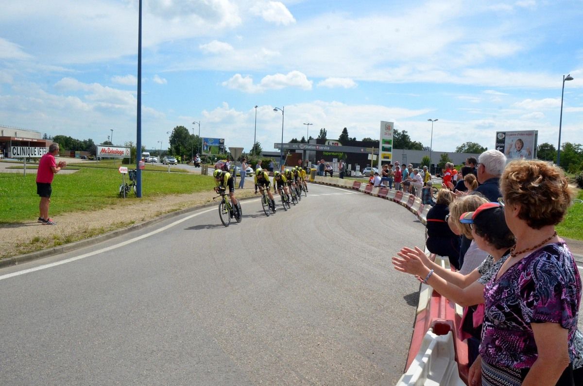 Pont-de-Vaux était mercredi capitale de la petite reine en accueillant le 70ème Critérium du Dauphiné libéré.