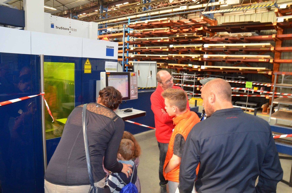 Plein succès de la journée portes ouvertes organisée à l'usine pontévalloise du groupe Atlantic.