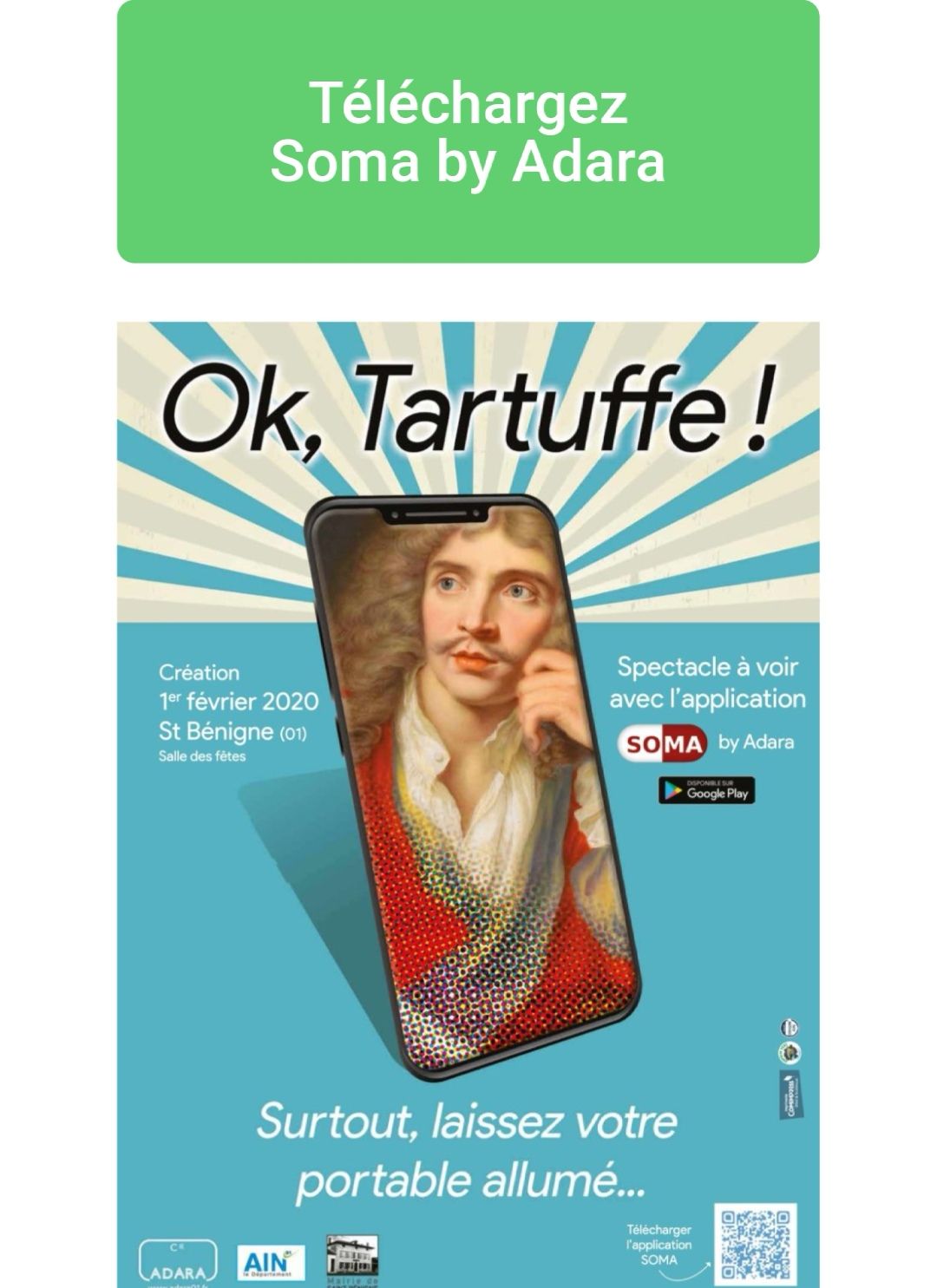 Saint-Bénigne : la mairie propose un spectacle gratuit révolutionnaire.