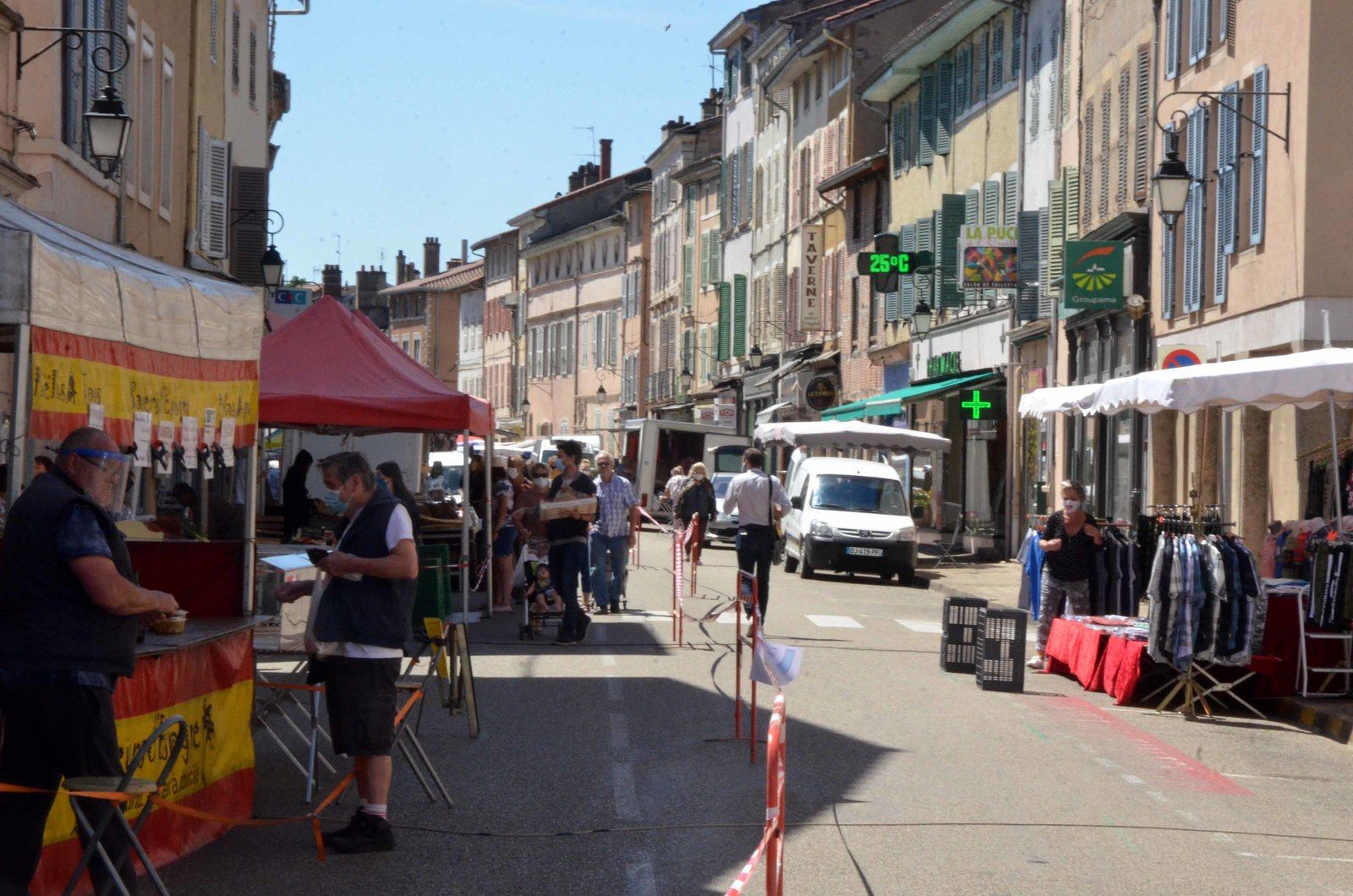 Après des incertitudes liées à une possible annulation, le marché de mercredi a pu se tenir.