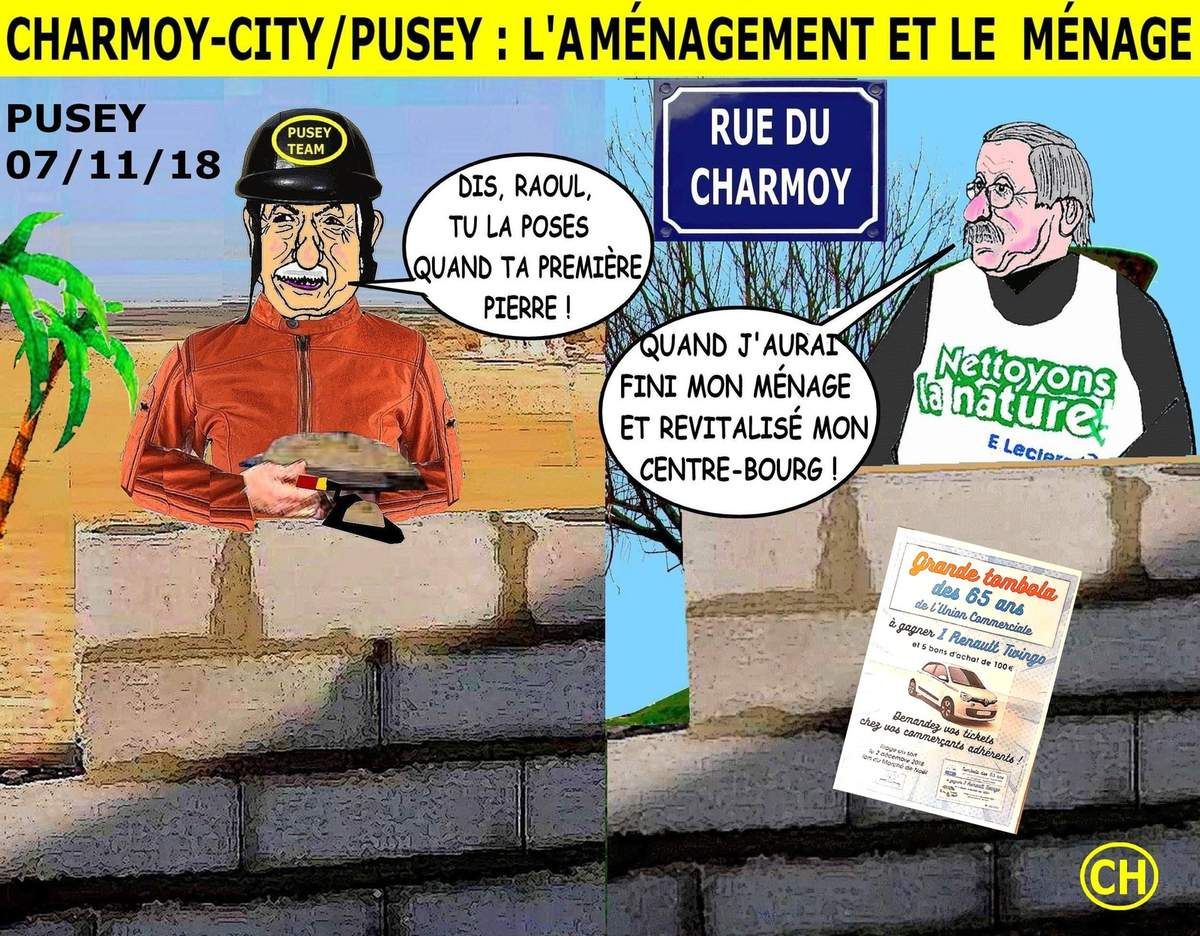 Charmoy-City, l'aménagement et le ménage