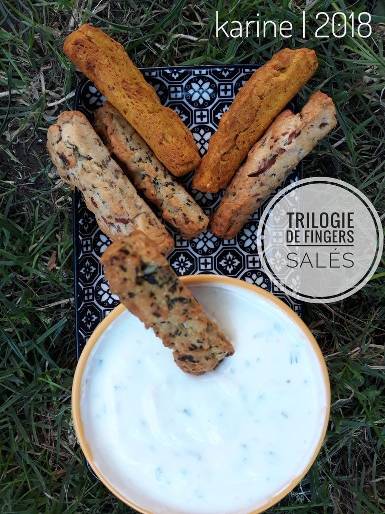 Trilogie de fingers salés