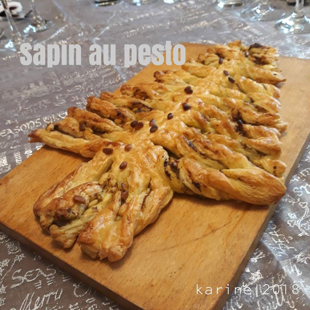 Sapin feuilleté au pesto