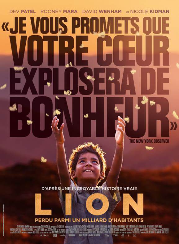 LION Avec Dev Patel, Nicole Kidman et Rooney Mara au Cinéma le 22 Février #LION