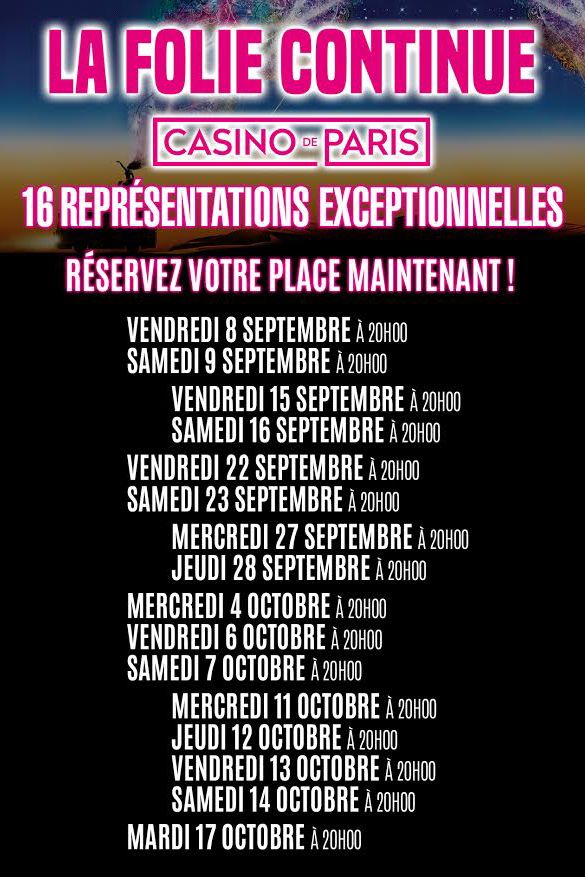 PRISCILLA, FOLLE DU DÉSERT confirme son succès et revient au Casino de Paris à la rentrée